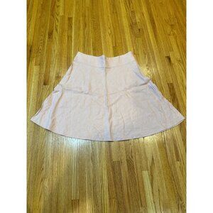 Merona Womens Pink Linen Flared Skirt Size 12